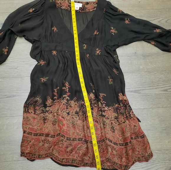 Ralph  Lauren Denim & Supply Sheer Boho Long Sleeve Dress - Picture 13 of 13